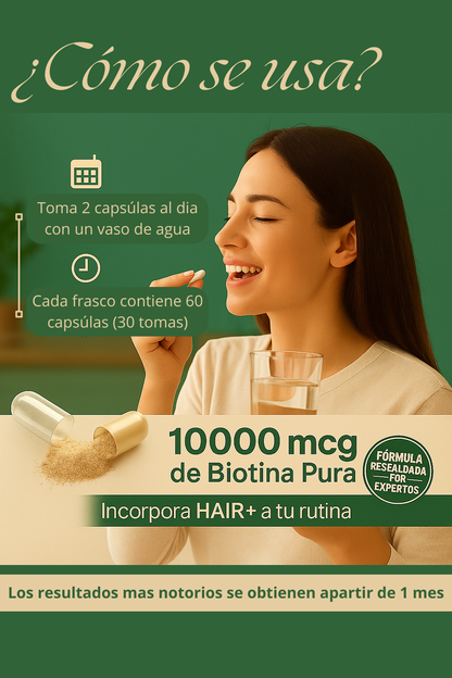 Cápsulas de Biotina Premium: Nutrición Total para tu Cabello y Uñas